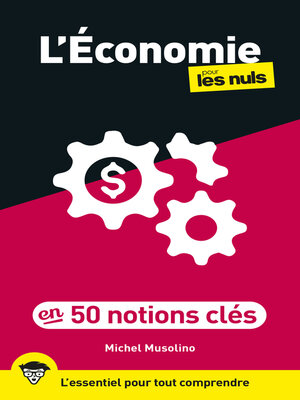 cover image of L'Économie pour les Nuls en 50 notions clés